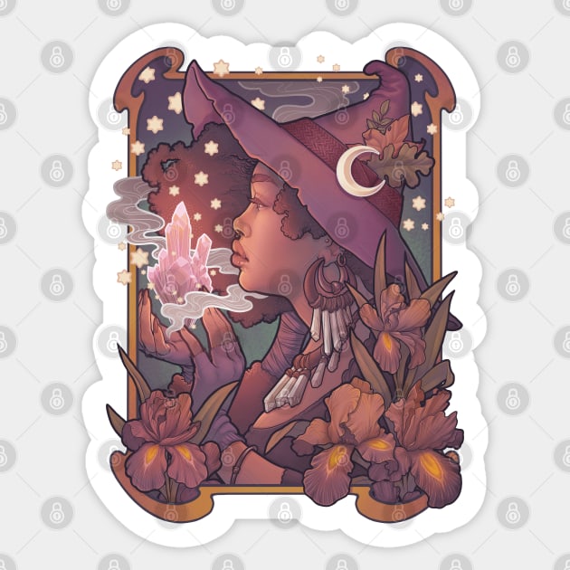 BLACK WITCH Sticker by Medusa Dollmaker